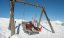 Skifahrer-Schaukel im Großarltal