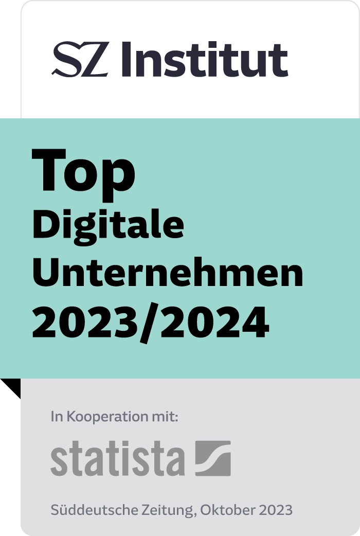 SZ Institut Siegel – Top Digitale Unternehmen 2023/2024